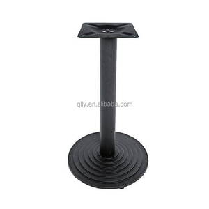 قاعدة طاولة سوداء عالية الجودة، دعامة متينة لطاولات الحانات والمطاعم، سهلة التركيب، قاعدة طاولة للمكاتب والحانات - Product Image 3