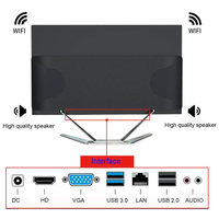 23.8 Inch Touch Screen All-In-One Gaming Computer Hardware & Software AIO Desktop Ordinateur De Bureau Pc Gamer
