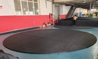 Tapis de bain en feutre de polyester uni, OEM ODM, haute absorption d'eau, doux, léger, séchage rapide, antidérapant, pour la maison et l'hôtel