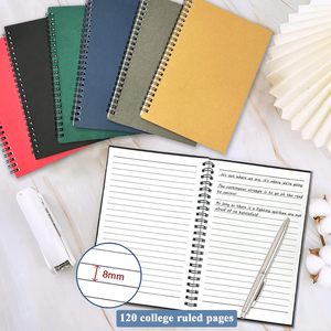 Petit carnet plié <span class=keywords><strong>avec</strong></span> reliure, lot de 12, 120 pages lignées, couverture rigide en carton, cahiers et blocs-notes <span class=keywords><strong>pour</strong></span> l'école et la maison - Product Image 3
