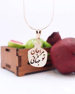 Personalizado <span class=keywords><strong>Granada</strong></span> 18K chapado en oro hip hop diamante Acero inoxidable moda joyería fina colgantes dijes collares fabricante - Product Image 2