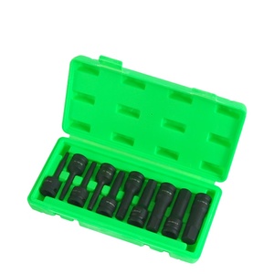 10 pcs Metric 1/2 inch điều khiển Hex Bit không khí tác động ổ cắm thiết lập T5-<span class=keywords><strong>T19</strong></span> bit ổ cắm - Product Image 1