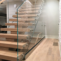 Anpassbares modernes Design Gerade schwimmende Treppen Langlebige australische Standard villa und Wohnungs nutzung