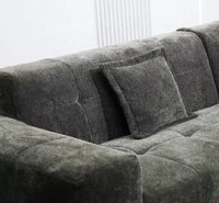 Modernes Dunkelgraues Getuftetes Komprimiertes Sofa Vakuumverpackt Modulares Schaumstoffsofa Wohnzimmermöbel Großhandel für Apartments und Hotels