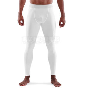 Mallas de punto personalizadas de talla grande para hombre, mallas deportivas para correr con cintura elástica y logotipo a la venta - Product Image 3