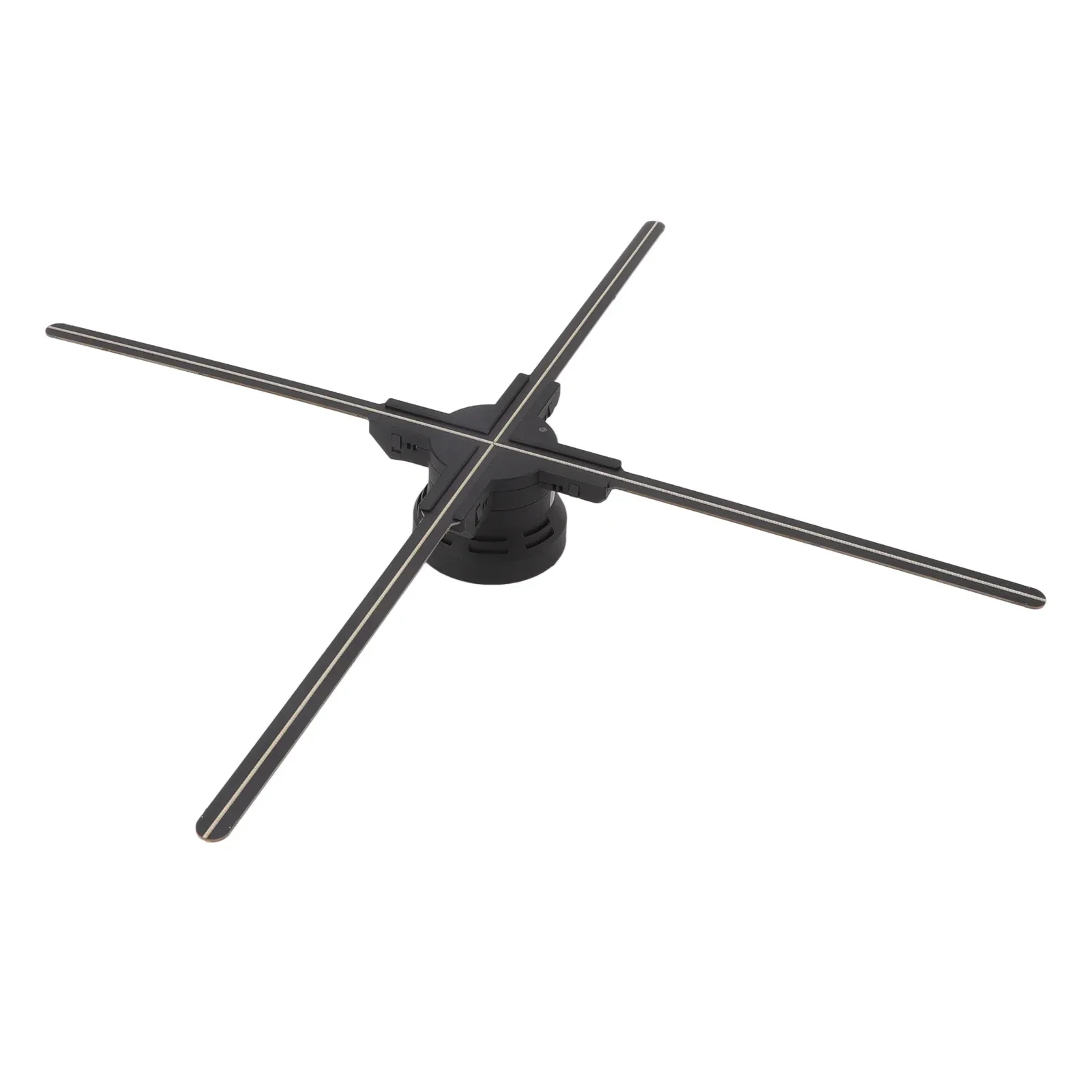 60cm WiFi Holographic Fan 3D Advertising Machine 1184 LED Sign Smart HD Player Support Video Picture Logo Holographic Lights