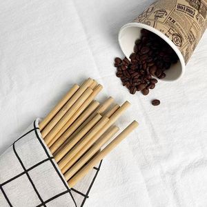 Pajitas de Bambú de Alta Calidad para Bebidas de Té Boba, Aptas para Alimentos, Hechas con Bambú 100% Natural - Product Image 3