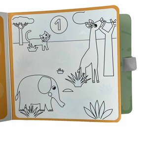 Có thể đảo ngược gặp phải màu nước thay đổi hình ảnh Sách tái sử dụng nước nhạy cảm Dán Nước nhạy cảm thẻ cho trẻ em - Product Image 2