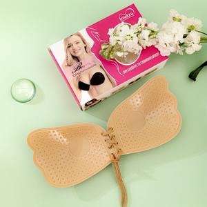 Colore solido Cross-Border calore Pick piccolo ispessimento delle ali della sposa <span class=keywords><strong>reggiseno</strong></span> per le signore <span class=keywords><strong>invisibile</strong></span> intimo senza soluzione di continuità accessori - Product Image 4