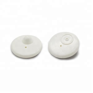 R50mm RF8.2 Mhz 의류 EAS 원형 태그 편심 원형 체크 포인트 보안 하드 태그 도난 방지 체크 포인트 태그 센서 용 - Product Image 1
