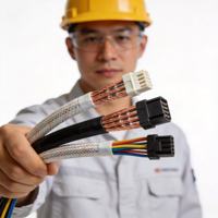 Avvolgicavo Retrattile Robotizzato Automatizzato in Nylon per Cablaggi, Prolunga per Postazioni di Lavoro Industriali, Moto e Computer