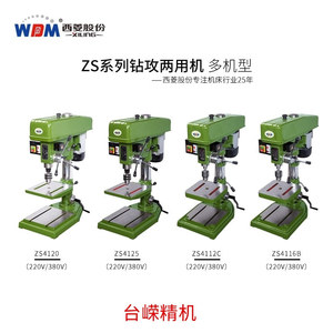 Máquina de Perforación y Roscado Xiling Zs4116b, 0.75kw, Husillo B16, para Trabajo en Metal, Grado Industrial, de Alta Resistencia, Combinada - Product Image 4