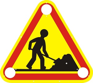 Segnali di avvertimento per la costruzione di strade segnaletica di sicurezza in alluminio giallo riflettente segnaletica di avvertimento stradale altri segnali di avvertimento per la costruzione di strade - Product Image 1