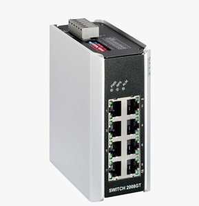 SALZ Automation 8‑Port Unmanaged Industrial Gigabit <b>Ethernet</b> <b>Switch</b>, DIN‑Rail - <b>SWITCH</b> 2008GT - Product Image 3