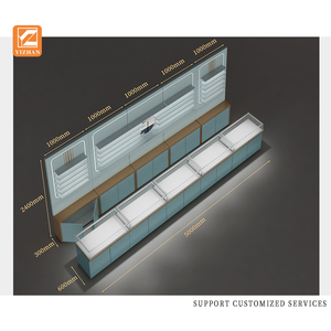 Tủ trưng bày hiện đại, phong cách cho cửa hàng kính mắt, nội thất bền chắc cho cửa hàng kính râm, thiết kế nội thất LED cho cửa hàng mắt kính - Product Image 2