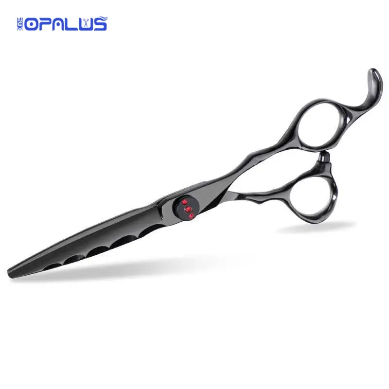 Professional Japan steel black titanium hair cutting scissors hot sale for beauty MS042