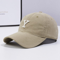 Gorra de Béisbol Personalizada Bordada Vintage con Letra Bordada, Transpirable, Logotipo OEM ODM, para Deporte, Uso Diario en Exteriores