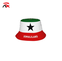 Chapeau Bob en Polyester Série Fans Événement Sportif 2026 avec Logo Personnalisé et Drapeau du Congo pour Cadeau