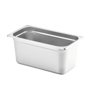 US Anti-jam 1/3 GN Pan 150mm Hauteur Acier Inoxydable 201 <span class=keywords><strong>Buffet</strong></span> Conteneur pour Hôtels & Restauration Gastronorm SUS Buffets - Product Image 1