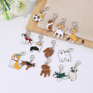 Metal Cute Animal Dog Pendant DIY Fashion Jewelry Bag Charm Pet Dog Tag Necklace <strong>Dachshund</strong> Tag Dog Lovers Friends <strong>Gift</strong> - Product Image 1