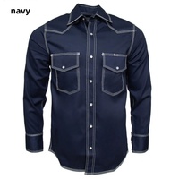 Camisas de Trabajo para Hombre Resistentes al Fuego con Certificación FR, Ropa Industrial Personalizada 100% Algodón NFPA2112 HRC2