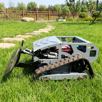 Nouvelle tondeuse autoportée explosive 550 mm à moteur 4 temps avec télécommande pour ferme moderne et verger, et pelle à neige