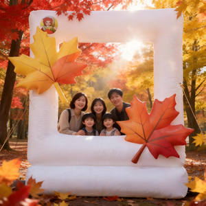 Matelas gonflable auto-alimenté de 1,5 m de haut pour <span class=keywords><strong>cabine</strong></span> photo, symbole animalier de dessin animé SPH, lit gonflable durable en forme de cheval - Product Image 2