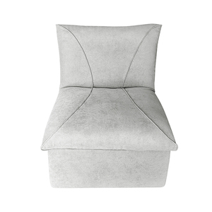 Fauteuil pouf carré en sherpa pour adultes, couleur et taille personnalisables, design moderne, siège de sol écologique pour salon - Product Image 2