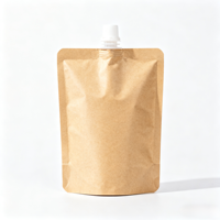 Bonne qualité 100ml 250ml 1L savon à main liquide poche à bec latéral Doypack pour emballage de détergent à lessive