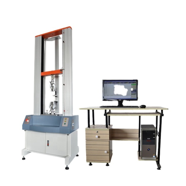 Computerized Electronic Universal Tensile Testing Machine Two Column Lab Material Test Equipment