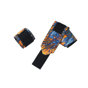 Custom Logo Wholesale Anime Berserk Adjustable Elastic Powerlifting Wrist Support Adjustable Gym Wrist <b>Straps</b> for Men - Product Image 5