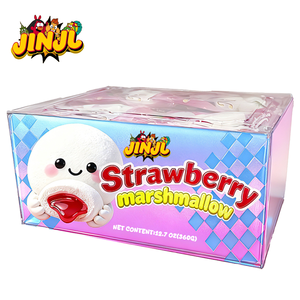 ขายส่งจากโรงงาน ขนมน้ำชายามบ่ายยอดนิยมสไตล์ TikTok <span class=keywords><strong>แยม</strong></span><span class=keywords><strong>สต</strong></span>รอว์เบอร์รี มาร์ชเมลโลว์ อาหารฮาลาล - Product Image 3