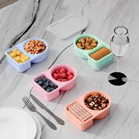 Boîtes à collation réutilisables en silicone avec couvercles, boîtes de conservation alimentaire sans BPA, boîtes à lunch portables pour l'école et le bureau