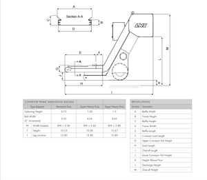 Trasportatore di Trucioli per Tornio CNC Industriale, Convogliatore di Trucioli Metallici per Serie Turbo MF4 - Product Image 6
