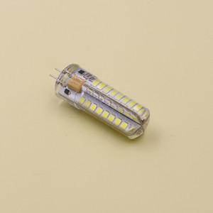 หลอดไฟ LED ซิลิโคนรูปข้าวโพด, AC/DC 12V, G4 2835 72-LED หลอดไฟแบบเสียบ - Product Image 2