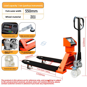 550Mm <b>Manual</b> Hydraulic <b>Pump</b> Pallet Truck With Weighing Function; Electronic <b>Manual</b> Forklift With Weighing Function - Product Image 6