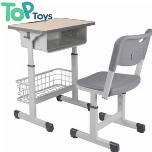 Conjunto <span class=keywords><strong>de</strong></span> Silla y Escritorio Escolar, Muebles Resistentes y Ajustables para Estudiantes, Ideales para Aulas <span class=keywords><strong>de</strong></span> Educación Primaria y Secundaria - Product Image 1