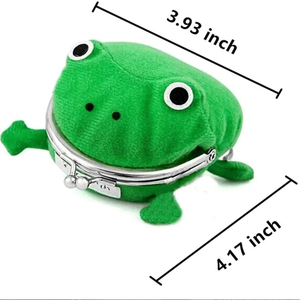 うずまきカエルヒキガエル人形小銭入れジュエリーネックレスリング収納バッグウォレットギフトアニメぬいぐるみ人形 - Product Image 4