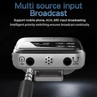 Émetteur-récepteur audio Bluetooth 6.0 sur mesure avec suppression du bruit (ENC) pour diffusion sans fil, système audio multiple et microphone, idéal pour les églises et les guides touristiques