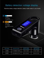 Transmetteur FM pour voiture G7S, kit mains libres, double port USB, chargeur de voiture, écran LCD, lecteur MP3, prise en charge des cartes TF, compatible avec les voitures, camions et SUV