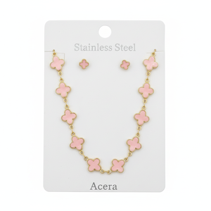 Elegante Set di alta gioielleria bohémien da donna in rame placcato oro accessori completi abbinati - Product Image 2