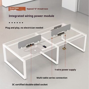Bureau Bureau Bureau Personnel Bureau Simple Moderne Écran Station Casier Partition <span class=keywords><strong>Employé</strong></span> Bureau D'ordinateur - Product Image 4