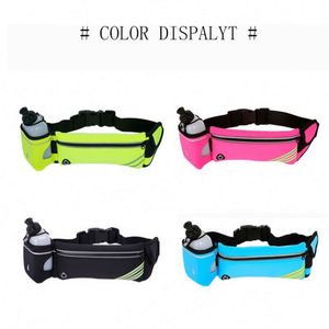 New Design Outdoor Running Sports Waist <b>Belt</b> Water Bottle Waist Bag Mobile Phone <b>Elastic</b> Marathon Fanny Pack - Product Image 5