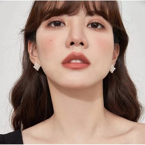 อุปกรณ์ทำต่างหูเงินแท้ S925 สำหรับไข่มุก DIY ขนาด 4.5-5 มม. รุ่น 21676 ต่างหูแบบติดหู ดีไซน์แฟชั่น พร้อมฐานรองไข่มุกแบบกลวง - Product Image 2