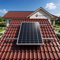 Support de fixation de panneau solaire en aluminium réglable pour toit en tuiles, accessoires du système de montage de panneaux photovoltaïques sur toit