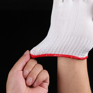 ถุงมือทำงานแบบหนา ผลิตจากโพลีเอสเตอร์ ไนลอน และฝ้าย ป้องกันการลื่น เหมาะสำหรับงานก่อสร้าง ใช้สำหรับขนย้าย ไม่ใช้แล้วทิ้ง - Product Image 4