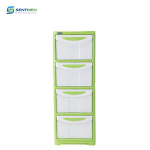 Duy Tan Plastic <b>Storage</b> Cabinet 4 Drawers Modern <b>Clothes</b> Organizer Unit Durable Bedroom Wardrobe for Kids Home - Product Image 3