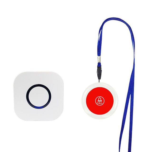 Wireless Caregiver Pager Elderly Emergency Call Button Nurse Alert System Home Patient Senior Help Alarm Call Bell