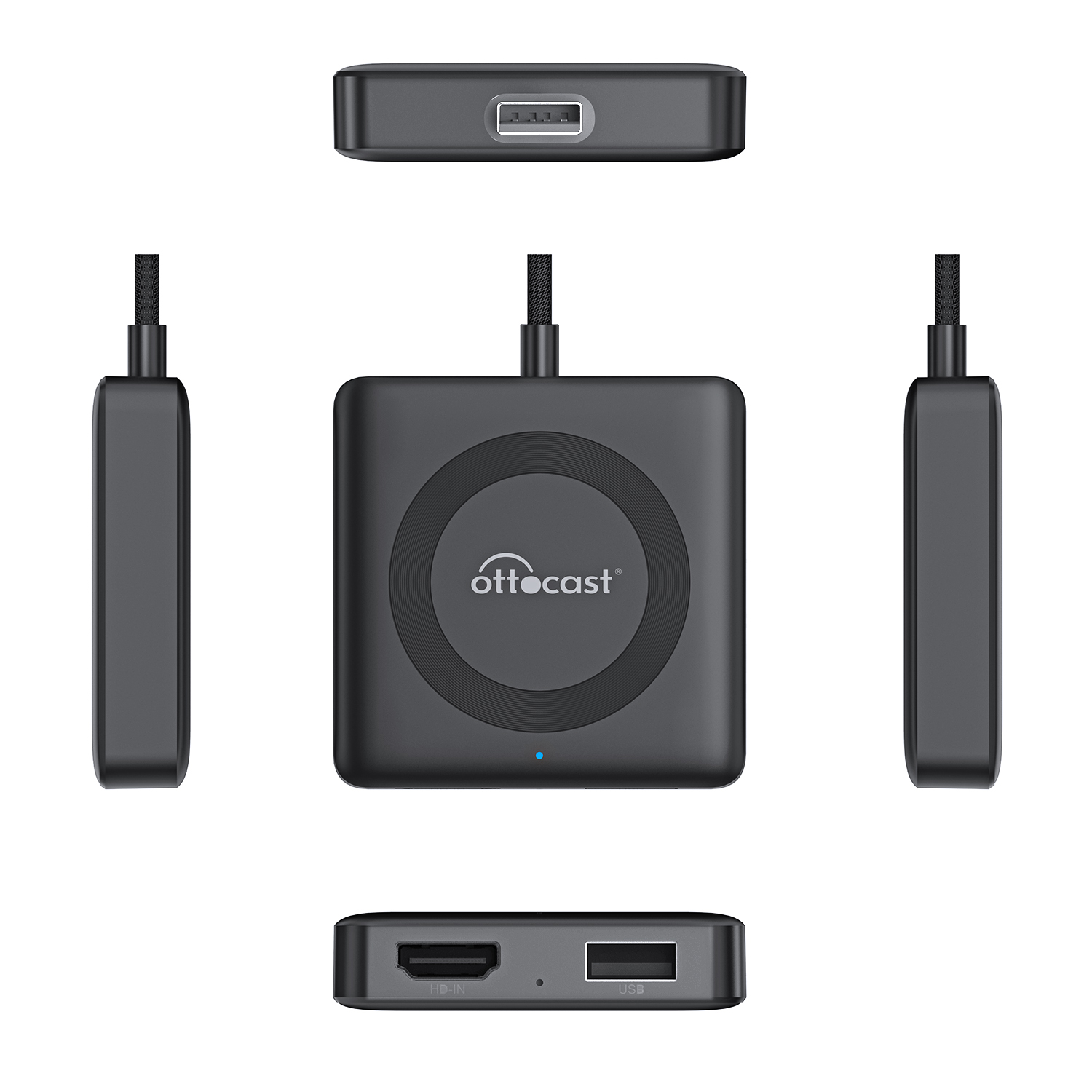 Ottocast Car TV Mate - Wireless Carplay Adapter for Cars