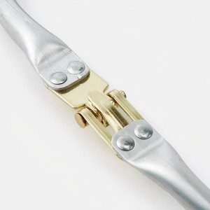 Fermoir de sac en alliage d'aluminium OEM - Clip de tube métallique réglable, boucle de quincaillerie pour la fabrication de sacs DIY - Product Image 2